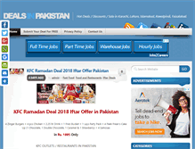 Tablet Screenshot of deals.com.pk