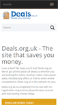 Mobile Screenshot of deals.org.uk