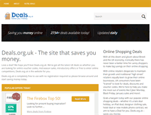 Tablet Screenshot of deals.org.uk